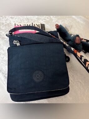 Kipling New Eldorado Crossbody Bag-Blue